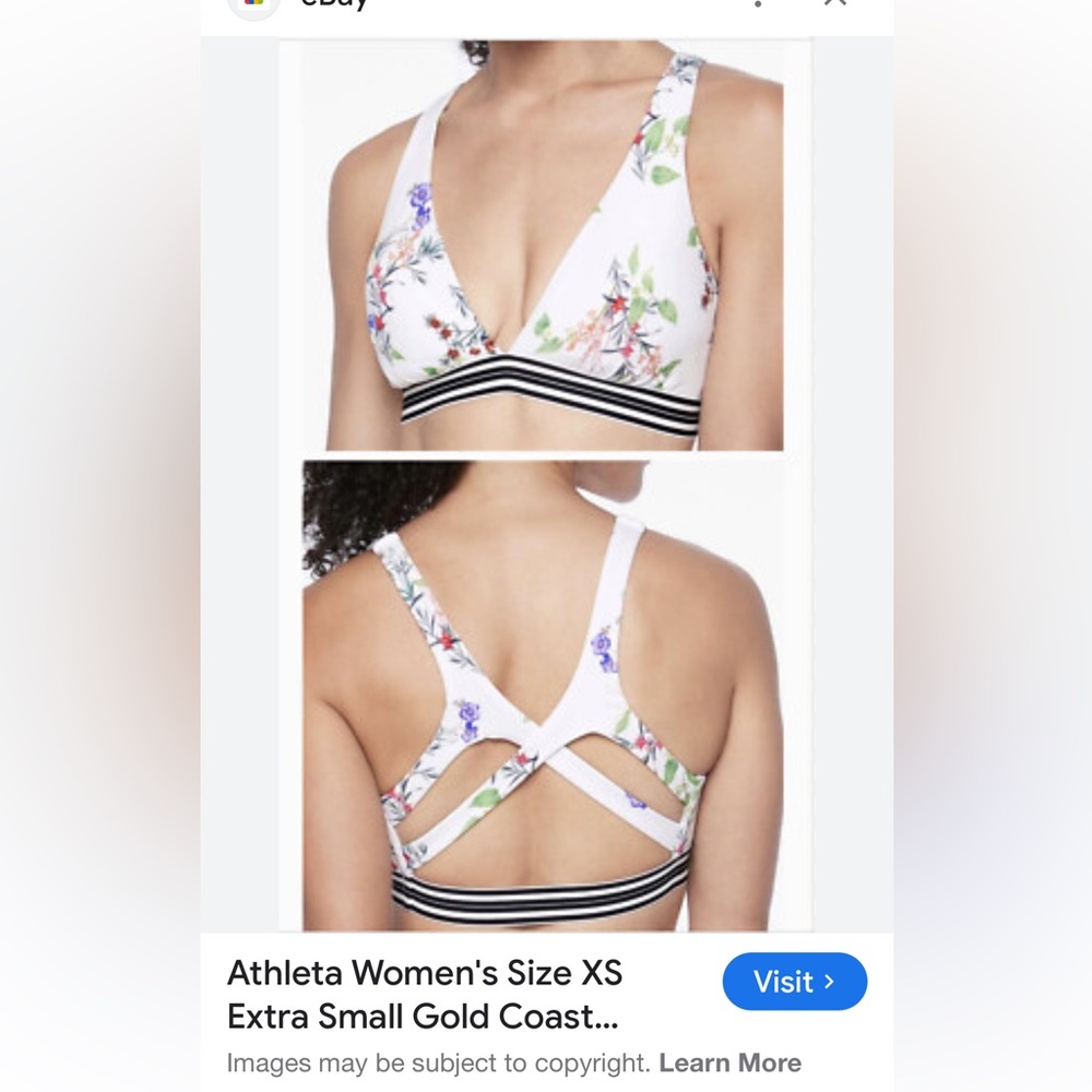 Athleta Gold Coast Bikini Top